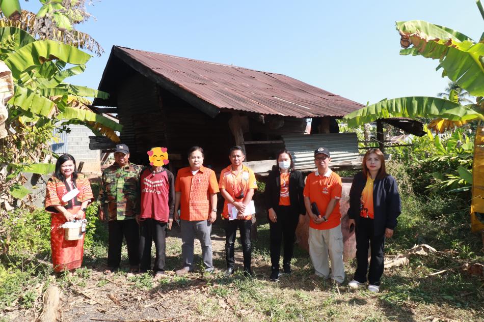 ลงพื้นที่เยี่ยมบ้าน สอบถามข้อมูลความต้องการของผู้สูงอายุ คนพิการ